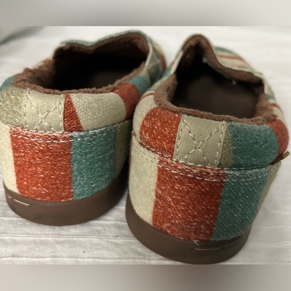 REEF COAST COZY MEN’S STRIPED TOWEL CASUAL SLIP ON SHOES SIZE 8 - Picture 5 of 8